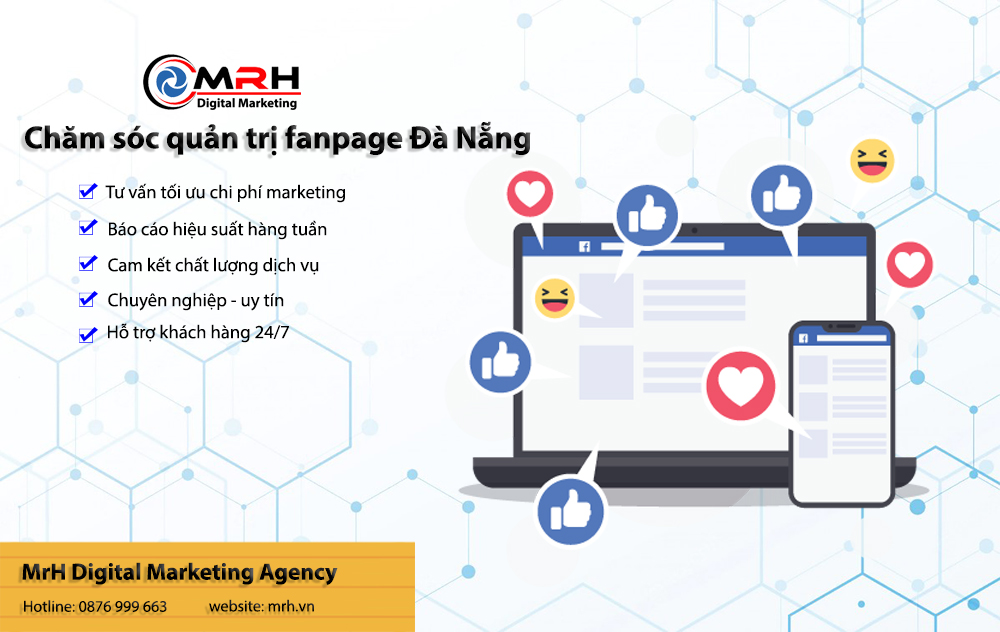 Chăm sóc quản trị fanpage Đà Nẵng