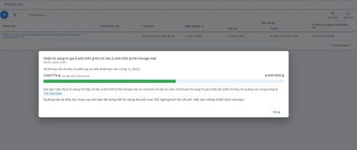 Mã khuyến mãi google ads 5m6