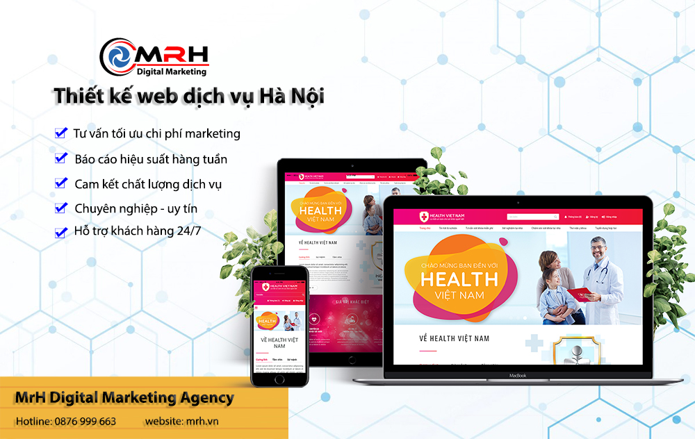 Thiết kế web dịch vụ Hà Nội