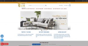 thiết kế web nội thất noithatthome.vn
