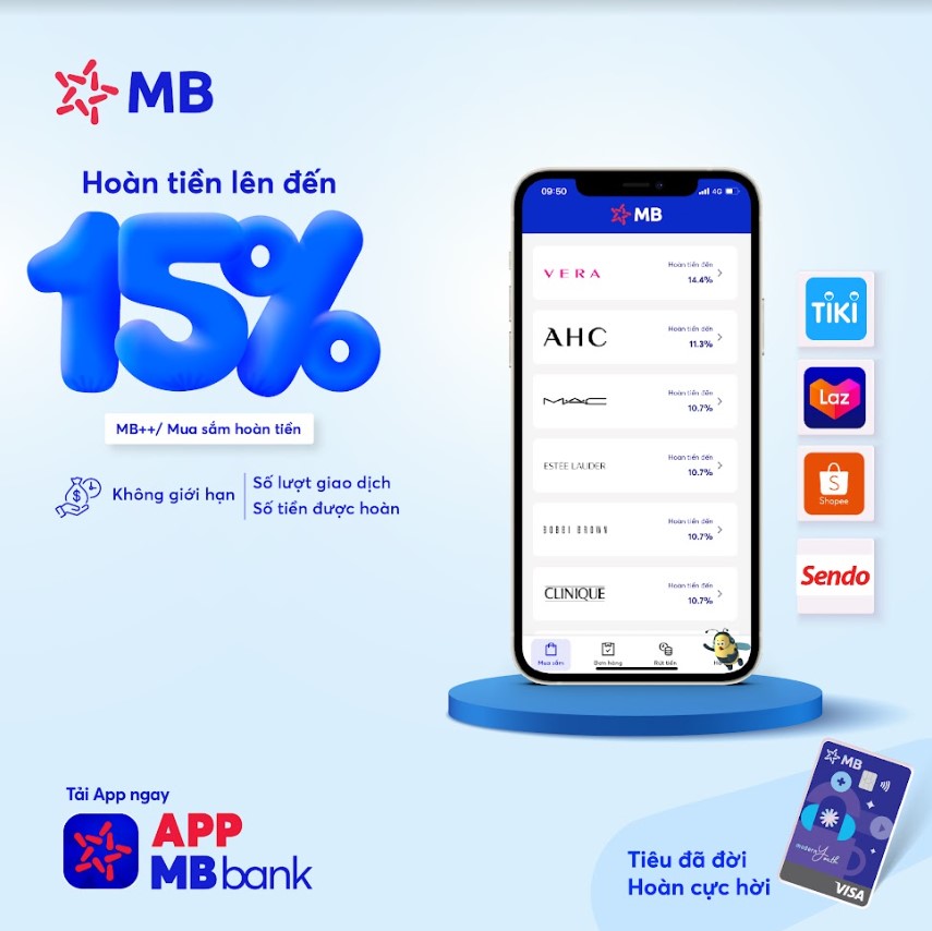 mở app mbbank