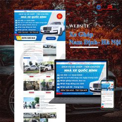Thiết kế website xe ghép - xe tiện chuyến Nam Định
